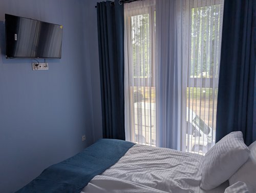 Sypialnia w apartamencie 4-osobowym